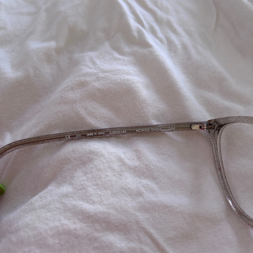 LA Eyeworks Horseshoe Sheer Glitter Women's Glasses Cats Eye - Picture 5 of 5